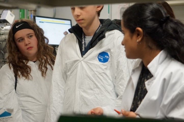 Students in a lab