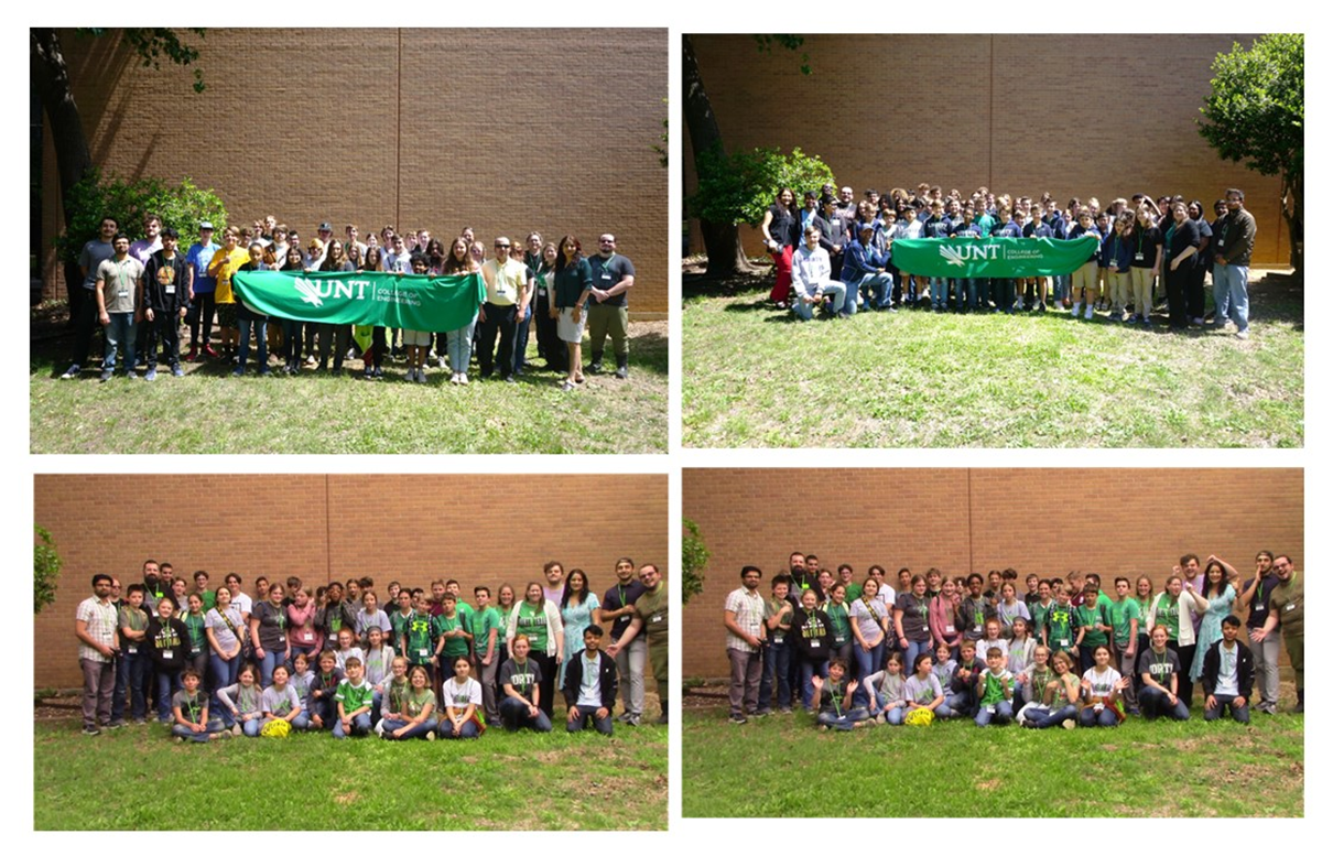 STEM field trip group photos
